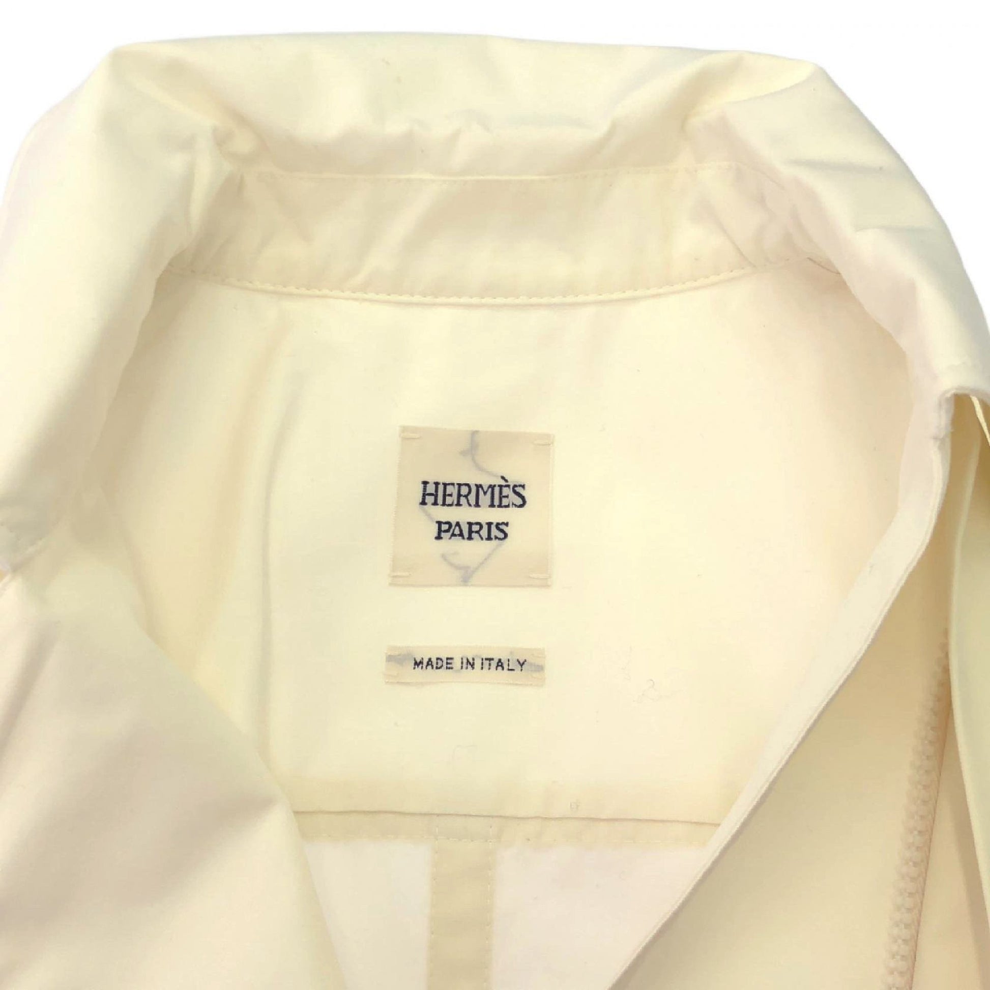 コート コート コットン ホワイト エルメス アウター HERMES
