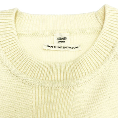 ワンピース ワンピース カシミヤ ホワイト エルメス ワンピース HERMES