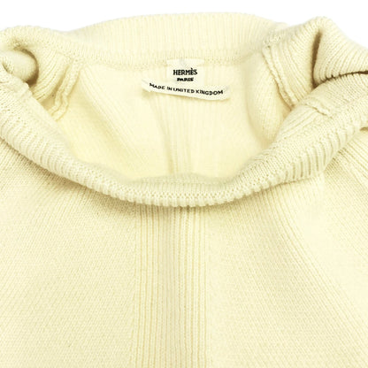 ワンピース ワンピース カシミヤ ホワイト エルメス ワンピース HERMES