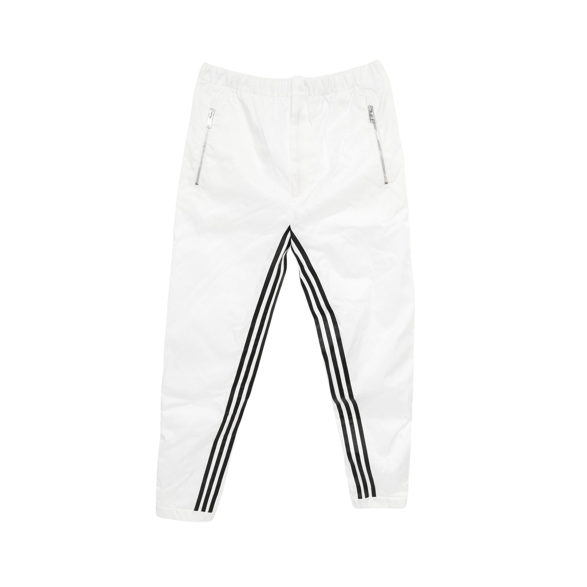 PRADA × adidas Re-Nylon トラックパンツ ジョガーパンツ ナイロン ホワイト ブラック プラダ ボトムス PRADA