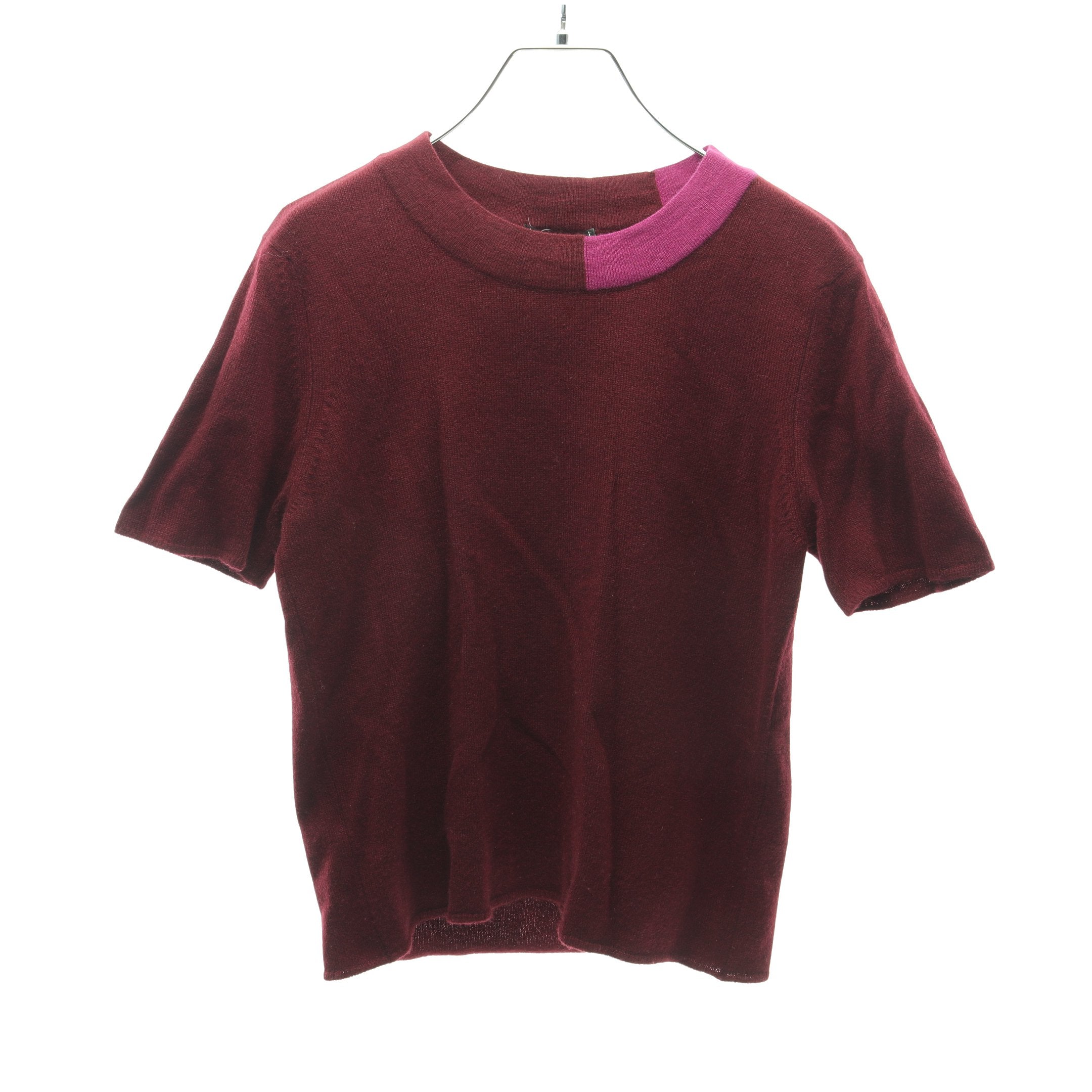 ニットセット アンサンブル カシミヤ ボルドー シャネル – RECLO