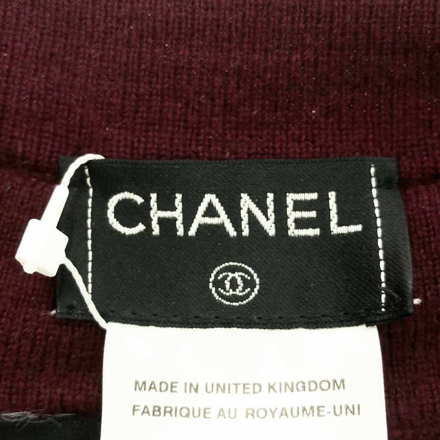 ニットセット アンサンブル カシミヤ ボルドー シャネル トップス CHANEL