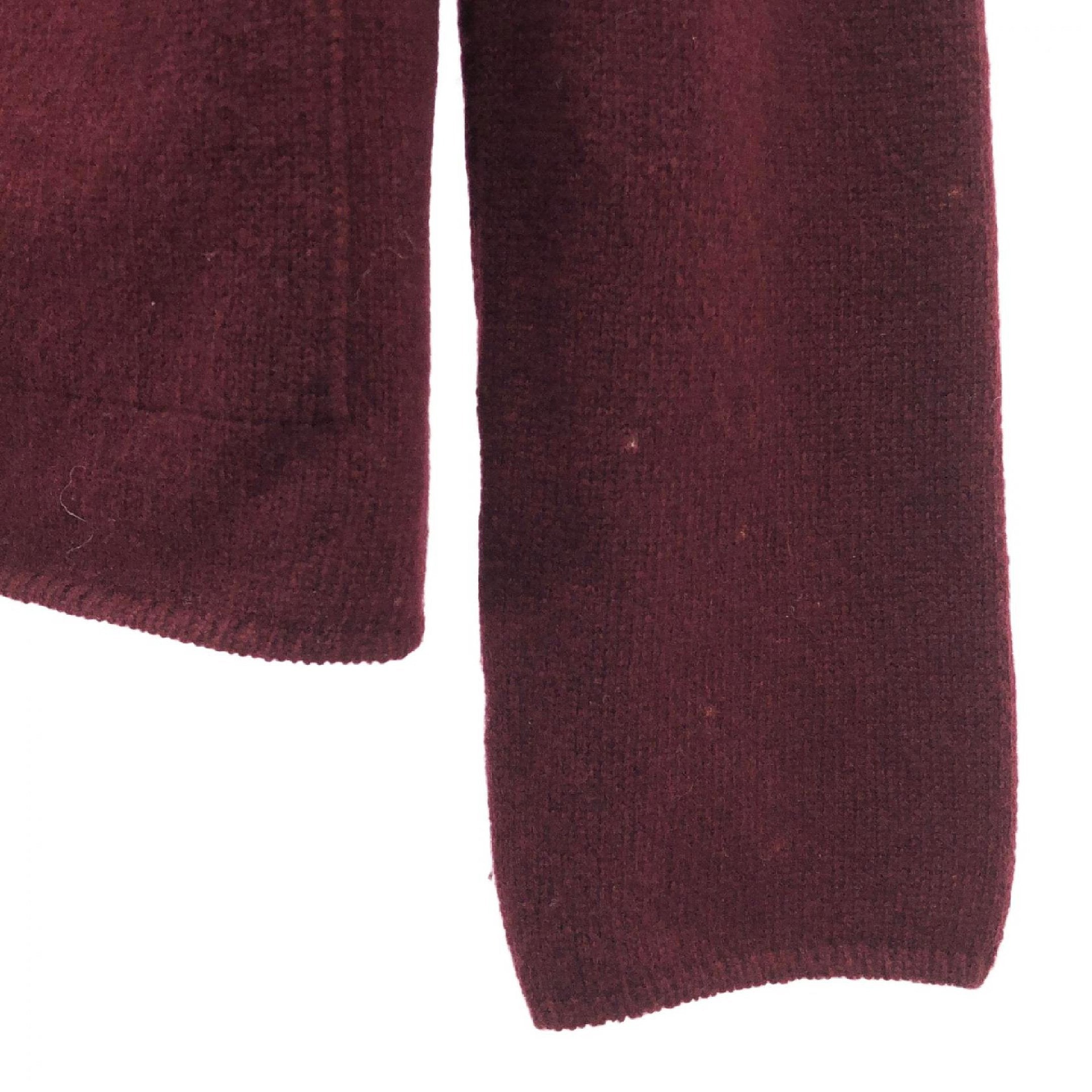 ニットセット アンサンブル カシミヤ ボルドー シャネル – RECLO