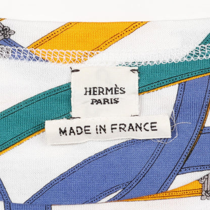 エルメス カットソー ホワイト系 マルチカラー トップス HERMES