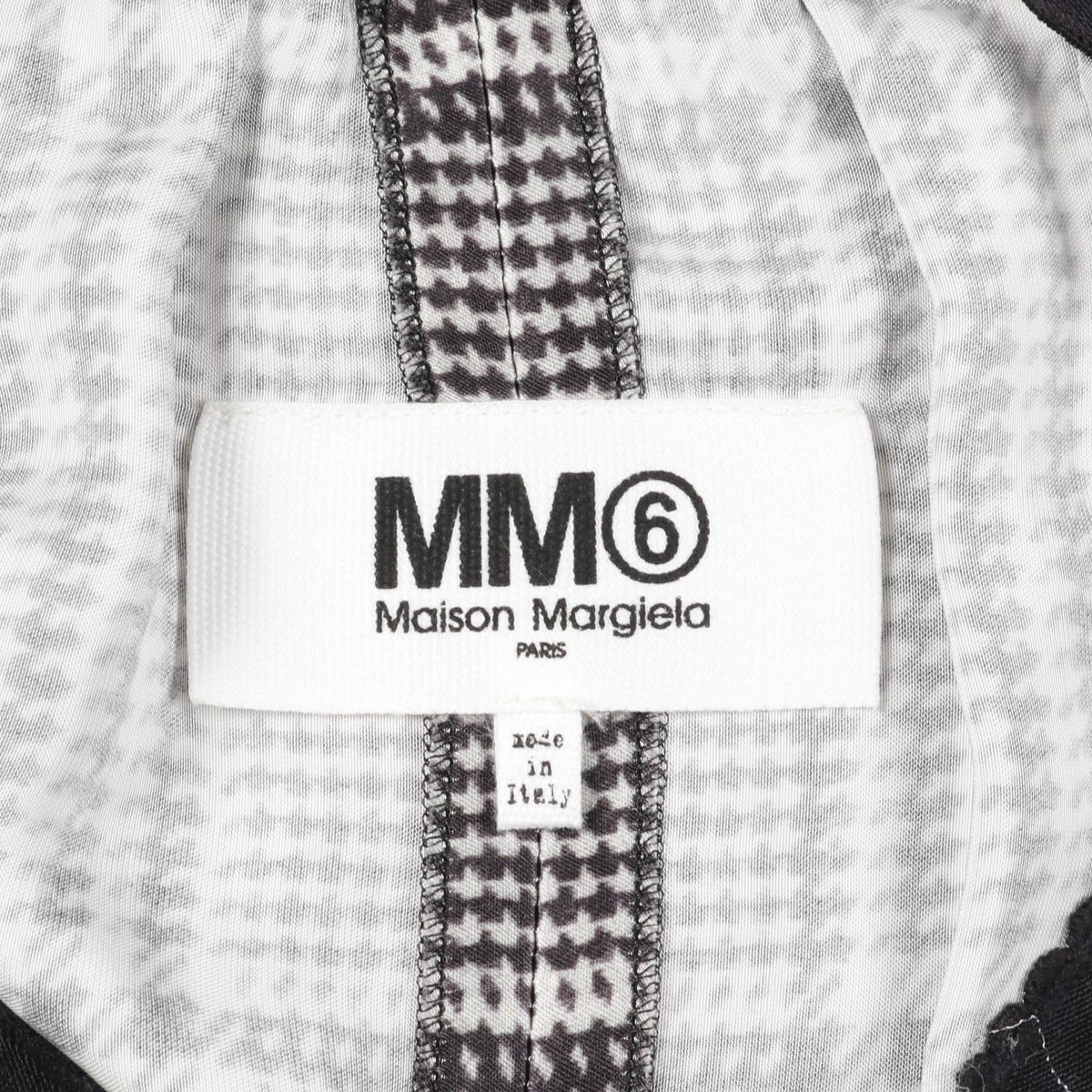 エムエムシックス グレンチェック スカート ブラック系 グレー系 ボトムス MM6