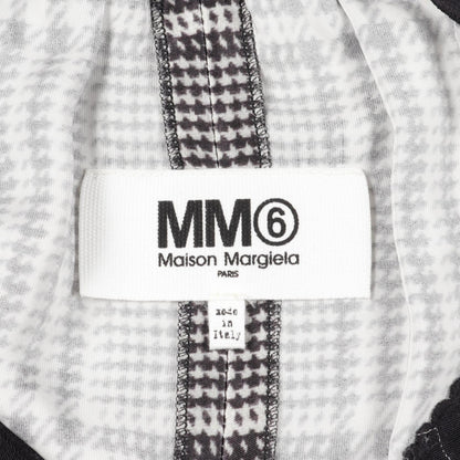 エムエムシックス グレンチェック スカート ブラック系 グレー系 ボトムス MM6