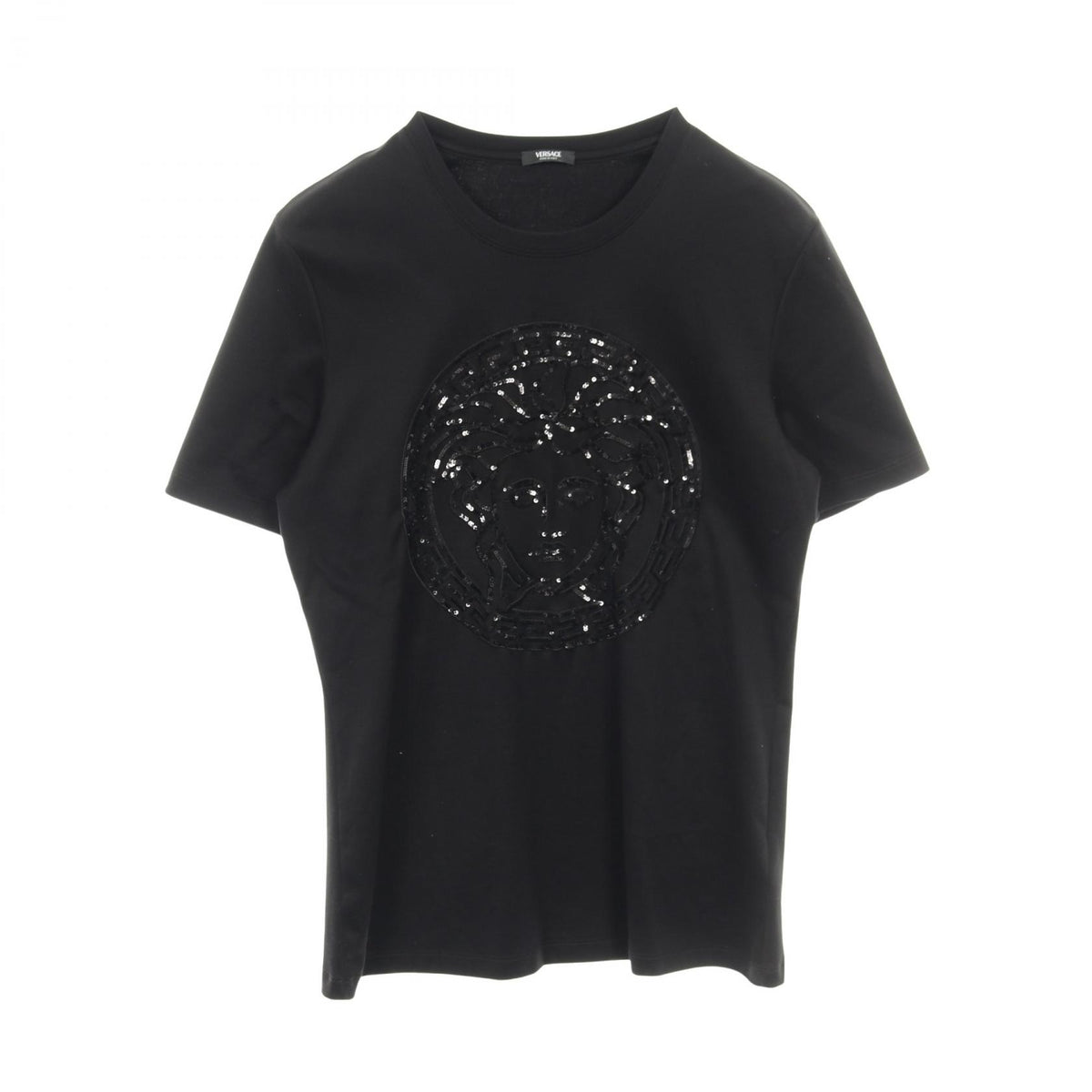 ヴェルサーチ メデューサ カットソー ブラック系 トップス VERSACE