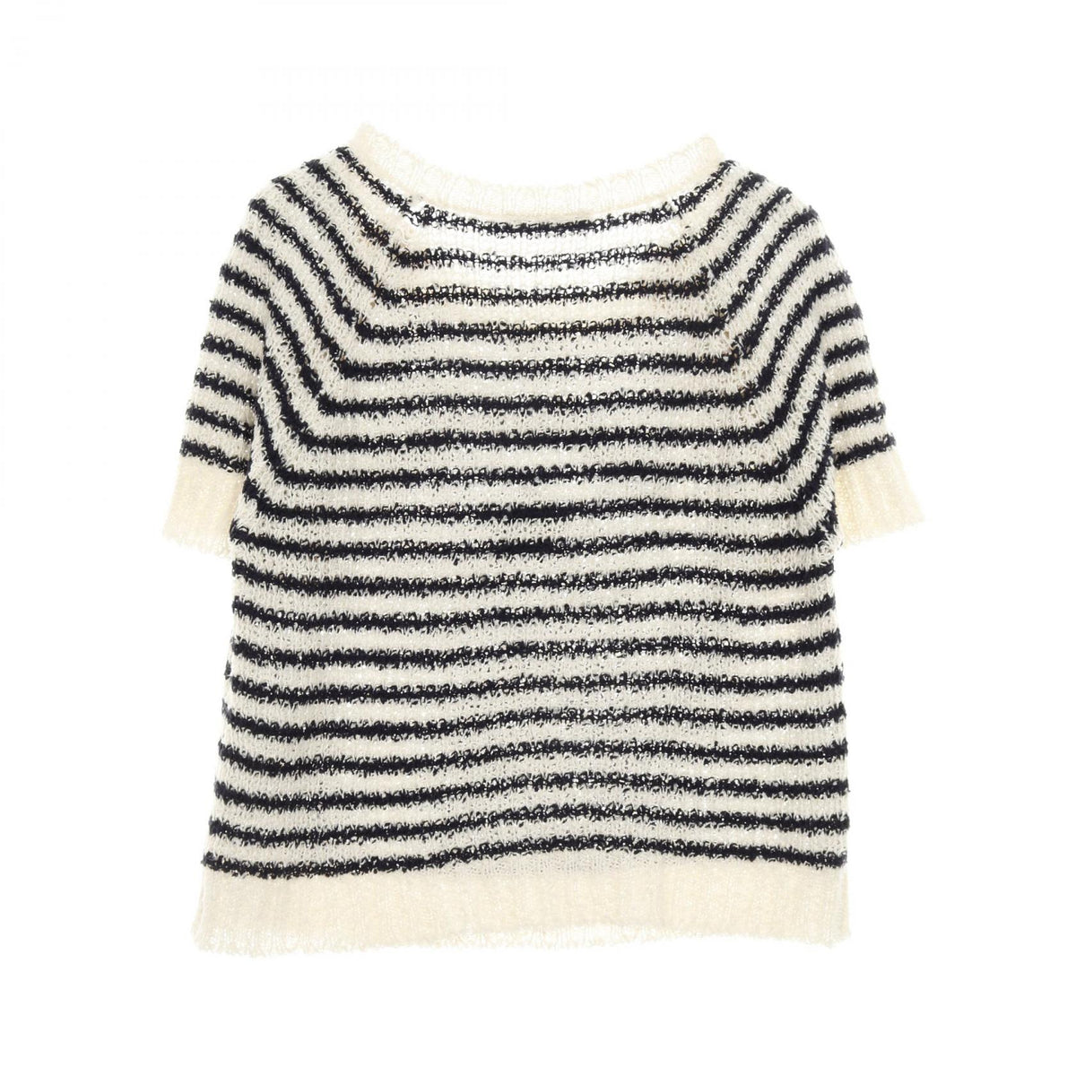 ディオール Dior Marinière ニット アイボリー系 ネイビー系