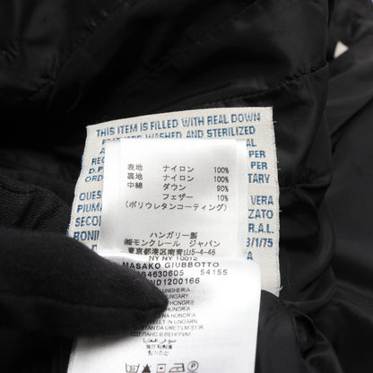 MONCLER × sacai MASAKO マサコ ダウンジャケット ナイロン ブラック モンクレール アウター MONCLER