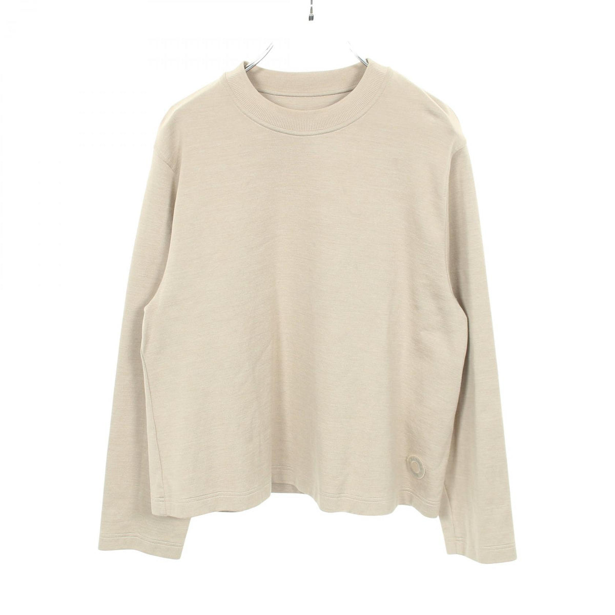 エルメス セリエワッペン 長袖Tシャツ ベージュ系 シルク