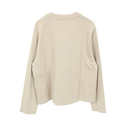 エルメス セリエワッペン 長袖Tシャツ ベージュ系 シルク