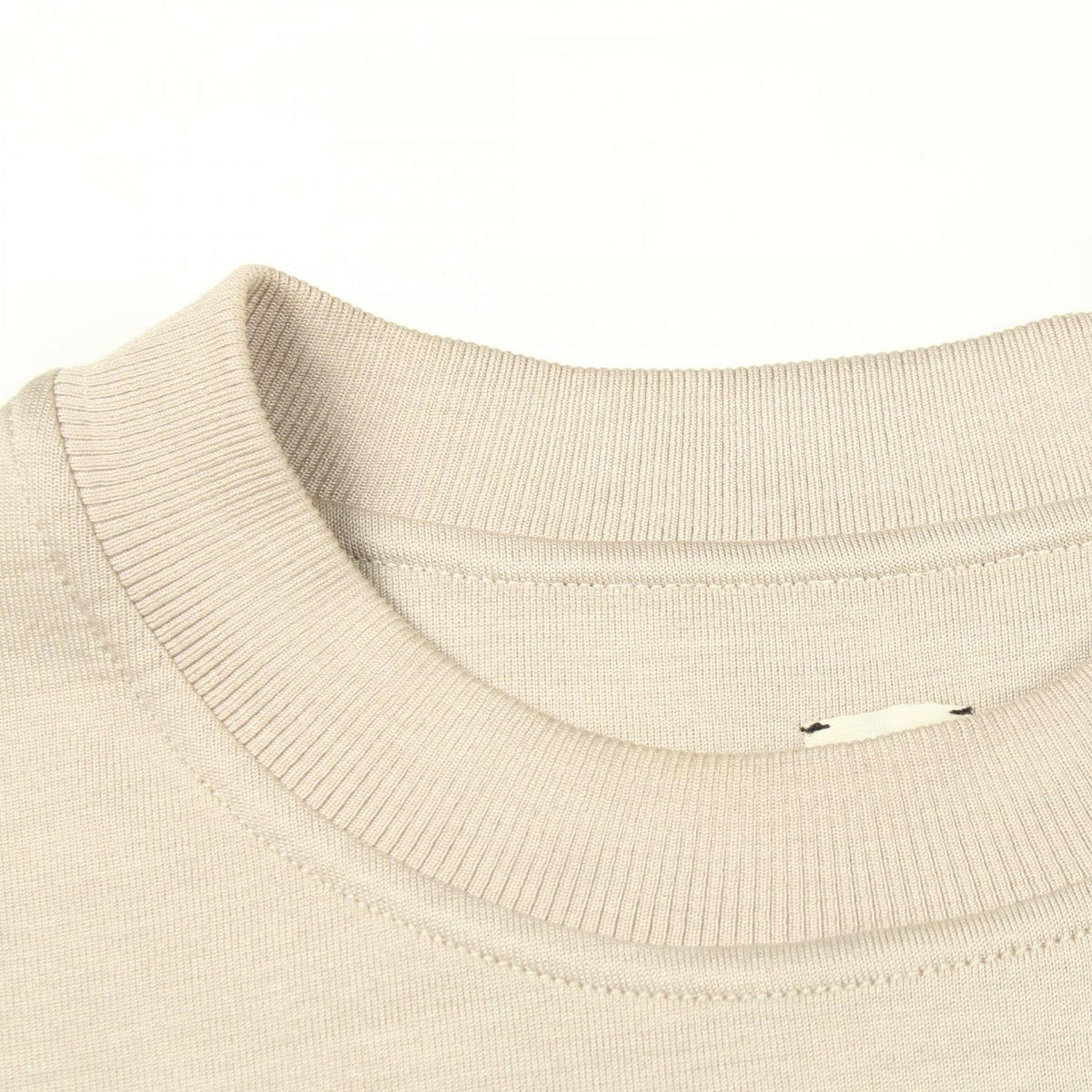 エルメス セリエワッペン 長袖Tシャツ ベージュ系 シルク