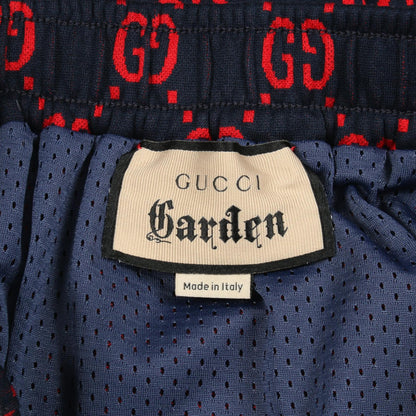 グッチ ジャンボGG パンツ ネイビー系 レッド系