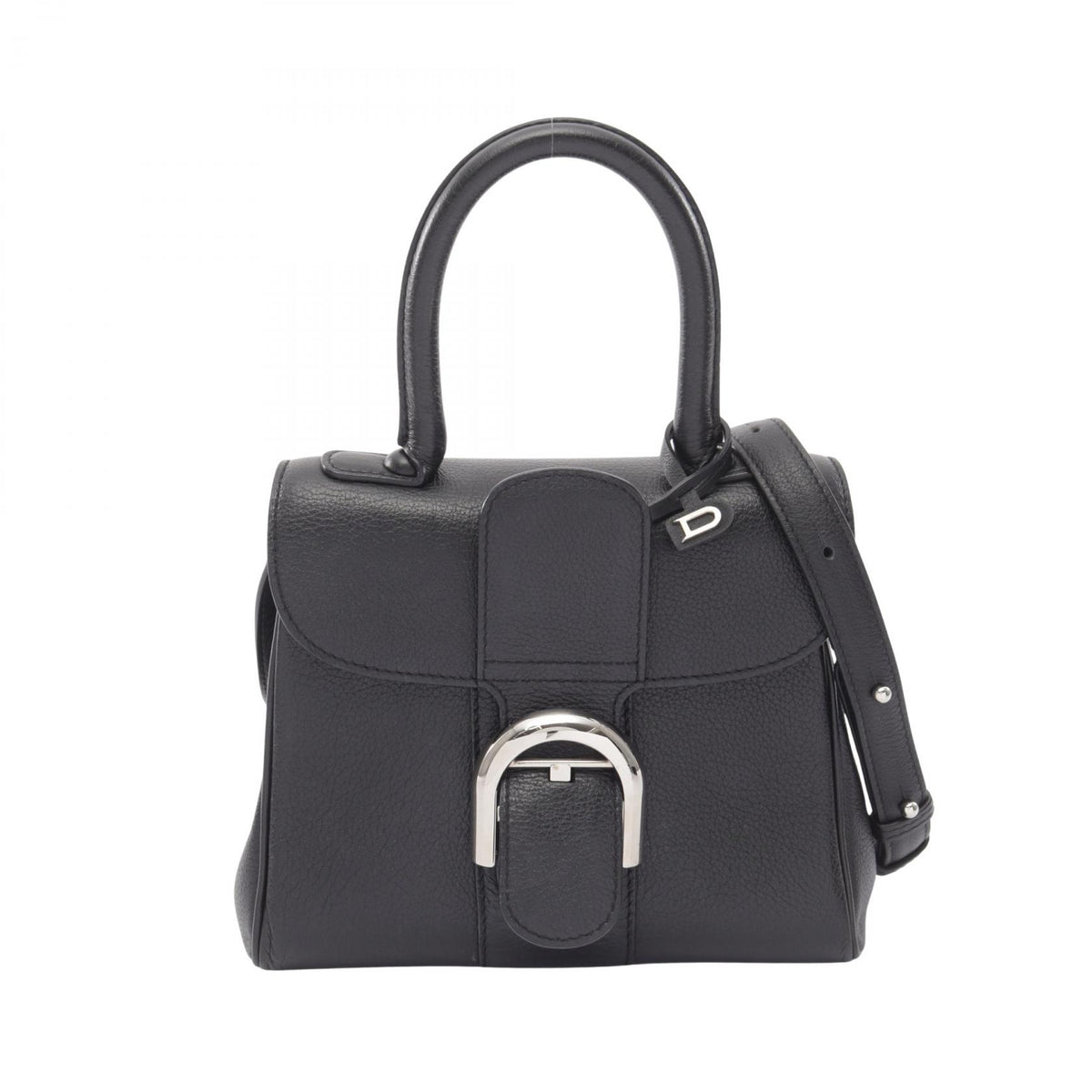 デルヴォー ブリヨン ミニ 2WAY ハンドバッグ ブラック系 バッグ DELVAUX