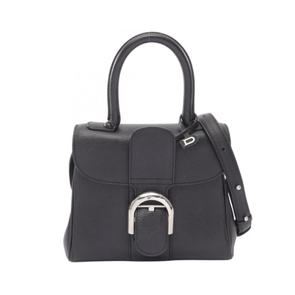 デルヴォー ブリヨン ミニ 2WAY ハンドバッグ ブラック系 バッグ DELVAUX