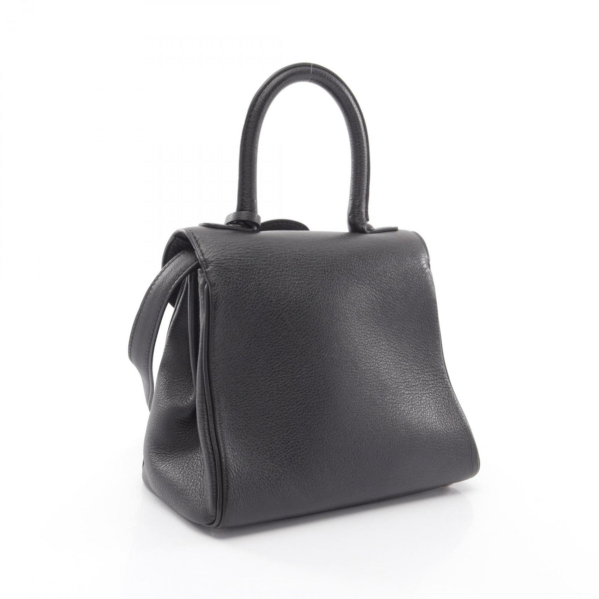 デルヴォー ブリヨン ミニ 2WAY ハンドバッグ ブラック系 バッグ DELVAUX