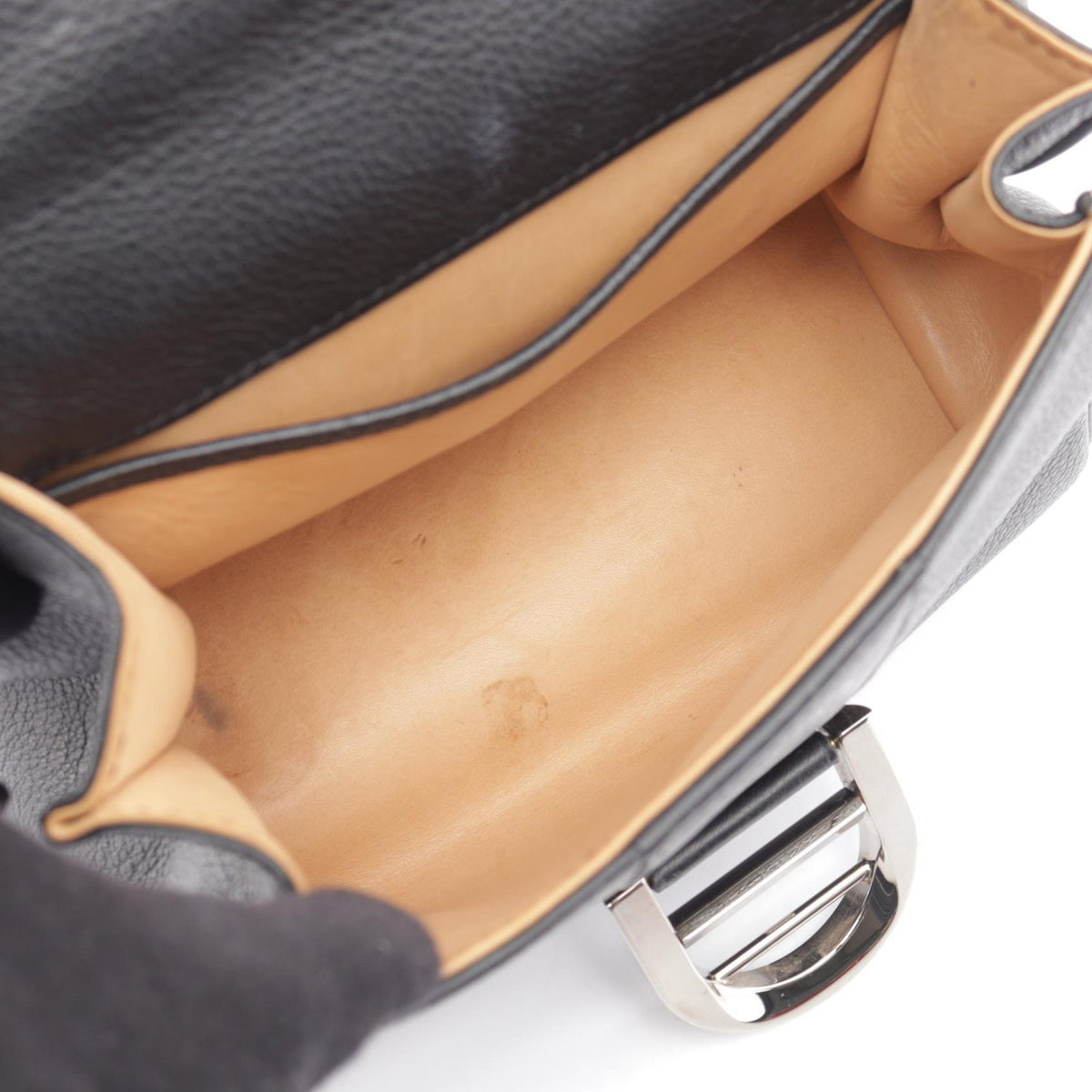 デルヴォー ブリヨン ミニ 2WAY ハンドバッグ ブラック系 バッグ DELVAUX