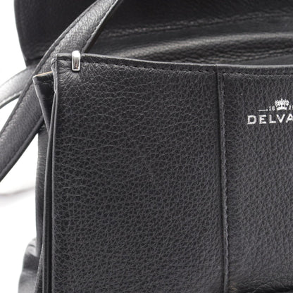 デルヴォー ブリヨン ミニ 2WAY ハンドバッグ ブラック系 バッグ DELVAUX