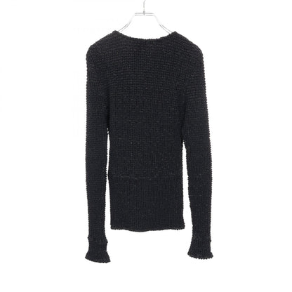 シャネル シャーリング カーディガン ブラック系 トップス CHANEL