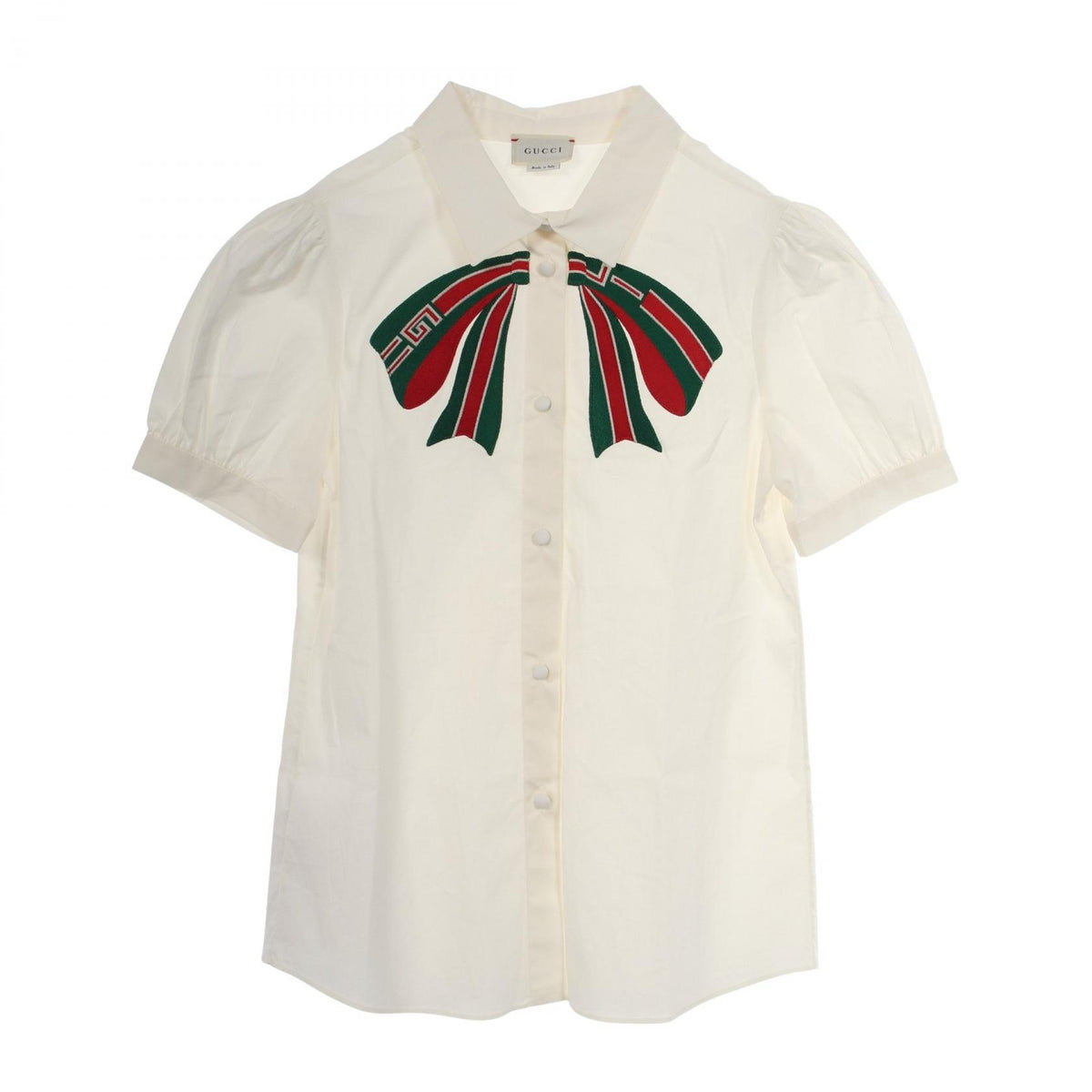 グッチ リボン刺繍 半袖 キッズ その他トップス ホワイト系 グリーン系 レッド系 トップス GUCCI