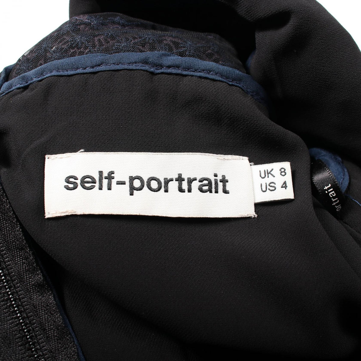 セルフ ポートレイト Louisa ギピュールレース その他トップス ネイビー系 パープル系 ブラック系 トップス SELF-PORTRAIT