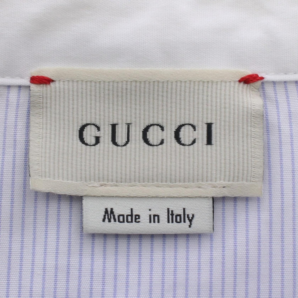 グッチ シンボルズ 刺繍 ストライプ キッズ その他トップス ホワイト系 ブルー系 トップス GUCCI