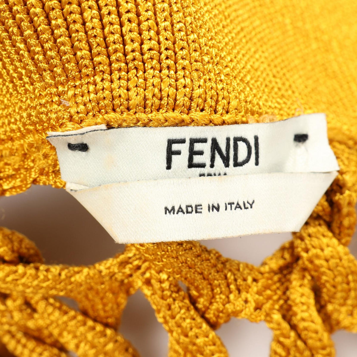 フェンディ ポロニット タンクトップ セット アンサンブル イエロー系 オレンジ系 ブラウン系 トップス FENDI