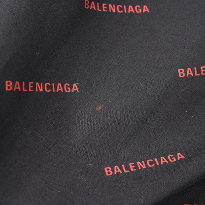 バレンシアガ ロゴ総柄 半袖 その他トップス ブラック系 レッド系 トップス BALENCIAGA
