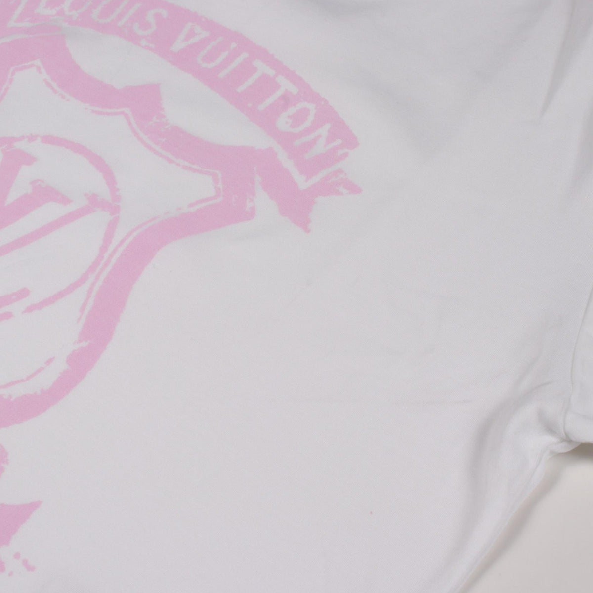 ルイ・ヴィトン LV シグネチャー ジッパー ディテール 半袖Tシャツ ホワイト系 トップス LOUIS VUITTON