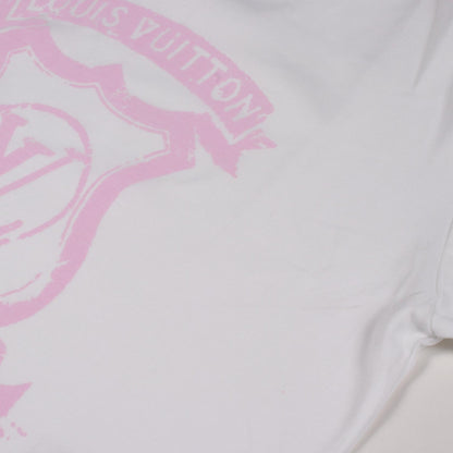 ルイ・ヴィトン LV シグネチャー ジッパー ディテール 半袖Tシャツ ホワイト系 トップス LOUIS VUITTON