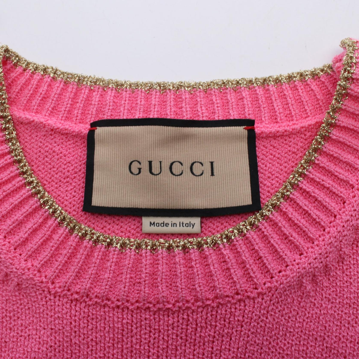 グッチ ノースリーブ ワンピース ピンク系 ワンピース GUCCI