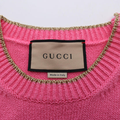 グッチ ノースリーブ ワンピース ピンク系 ワンピース GUCCI