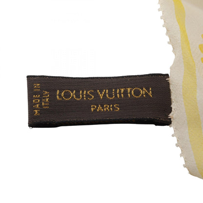 ルイ・ヴィトン フラワー スカーフ イエロー系 ブラウン系 財布・小物 LOUIS VUITTON