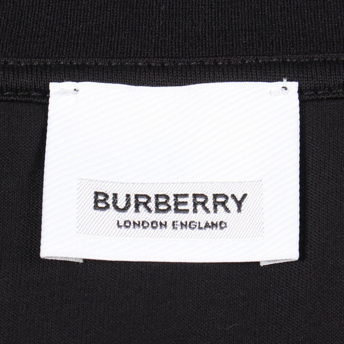 バーバリー 総レース ロゴプリント 半袖Tシャツ ブラック系 トップス BURBERRY