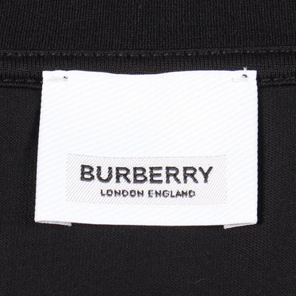 バーバリー 総レース ロゴプリント 半袖Tシャツ ブラック系 トップス BURBERRY