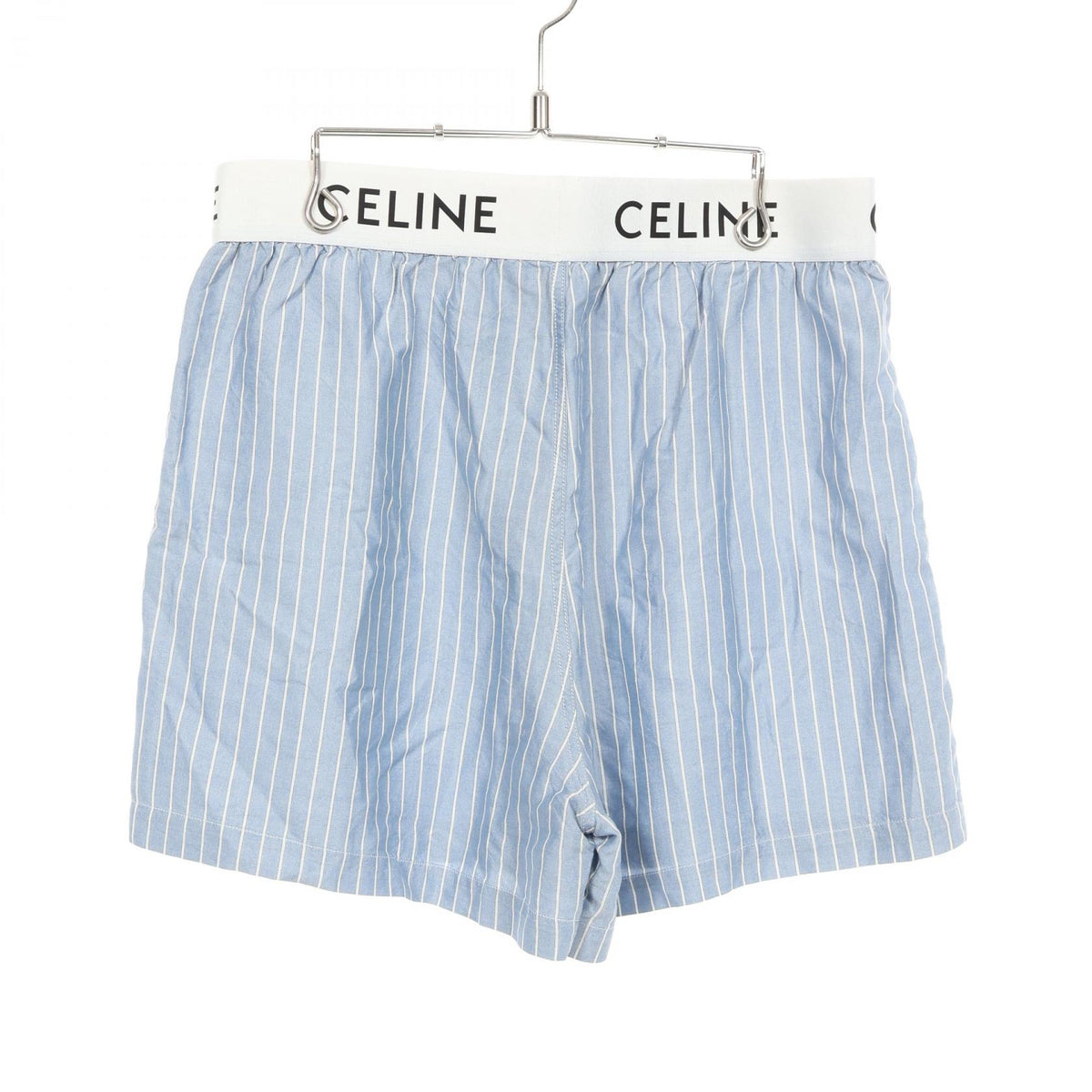 セリーヌ ストライプ パジャマショーツ パンツ ブルー系 ホワイト系 ボトムス CELINE