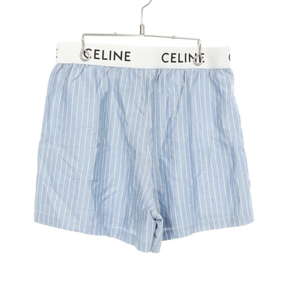 セリーヌ ストライプ パジャマショーツ パンツ ブルー系 ホワイト系 ボトムス CELINE
