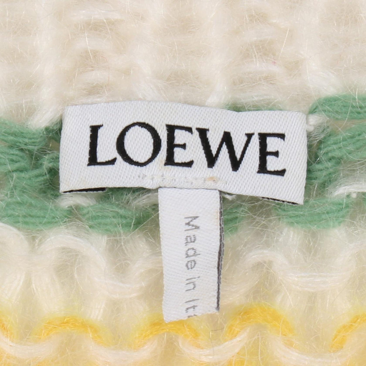 ロエベ アナグラム ニット ホワイト系 マルチカラー トップス LOEWE