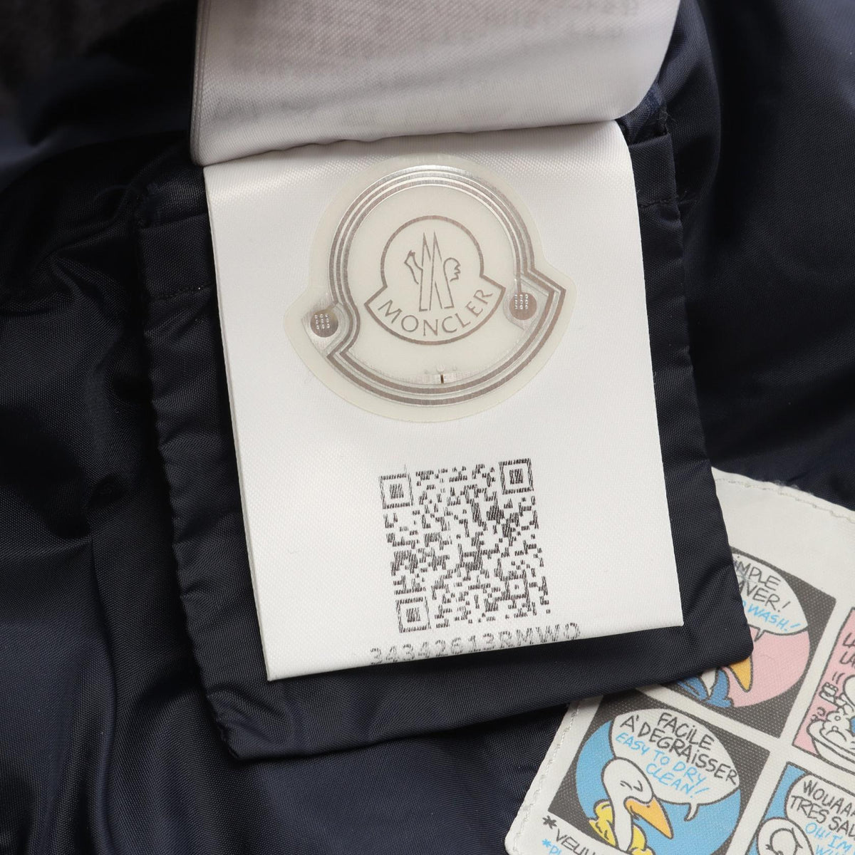 モンクレール ODILE キッズ フード付き ダウンジャケット ネイビー系 アウター MONCLER