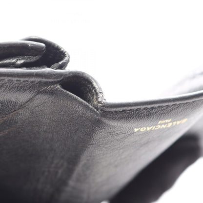 バレンシアガ ペーパーミニウォレット 三つ折り財布 ブラック系 ホワイト系 財布・小物 BALENCIAGA
