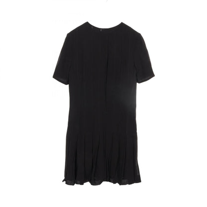 サンローランパリ プリーツ 半袖 ワンピース ブラック系 ワンピース SAINT LAURENT PARIS