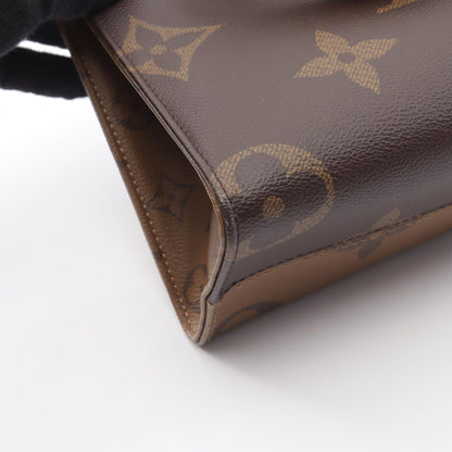 ルイ・ヴィトン オンザゴーPM 2WAY ハンドバッグ ブラウン系 ベージュ系 ベージュ バッグ LOUIS VUITTON
