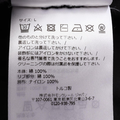 モンクレール ポケット付き クルーネック 半袖Tシャツ ブラック系 トップス MONCLER