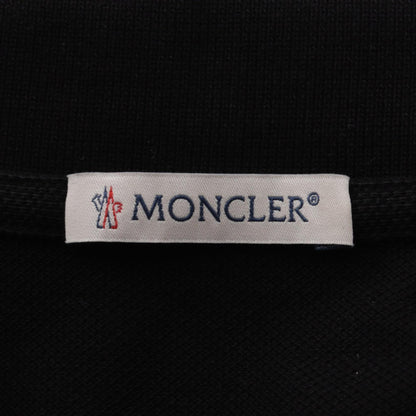 モンクレール フラワー 刺繍 ポロシャツ ブラック系 トップス MONCLER