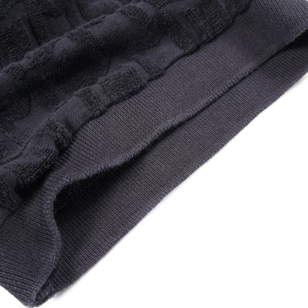 モンクレール パイル モノグラム ポロシャツ ネイビー系 トップス MONCLER