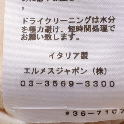 エルメス フード付き その他コート ホワイト系 アウター HERMES