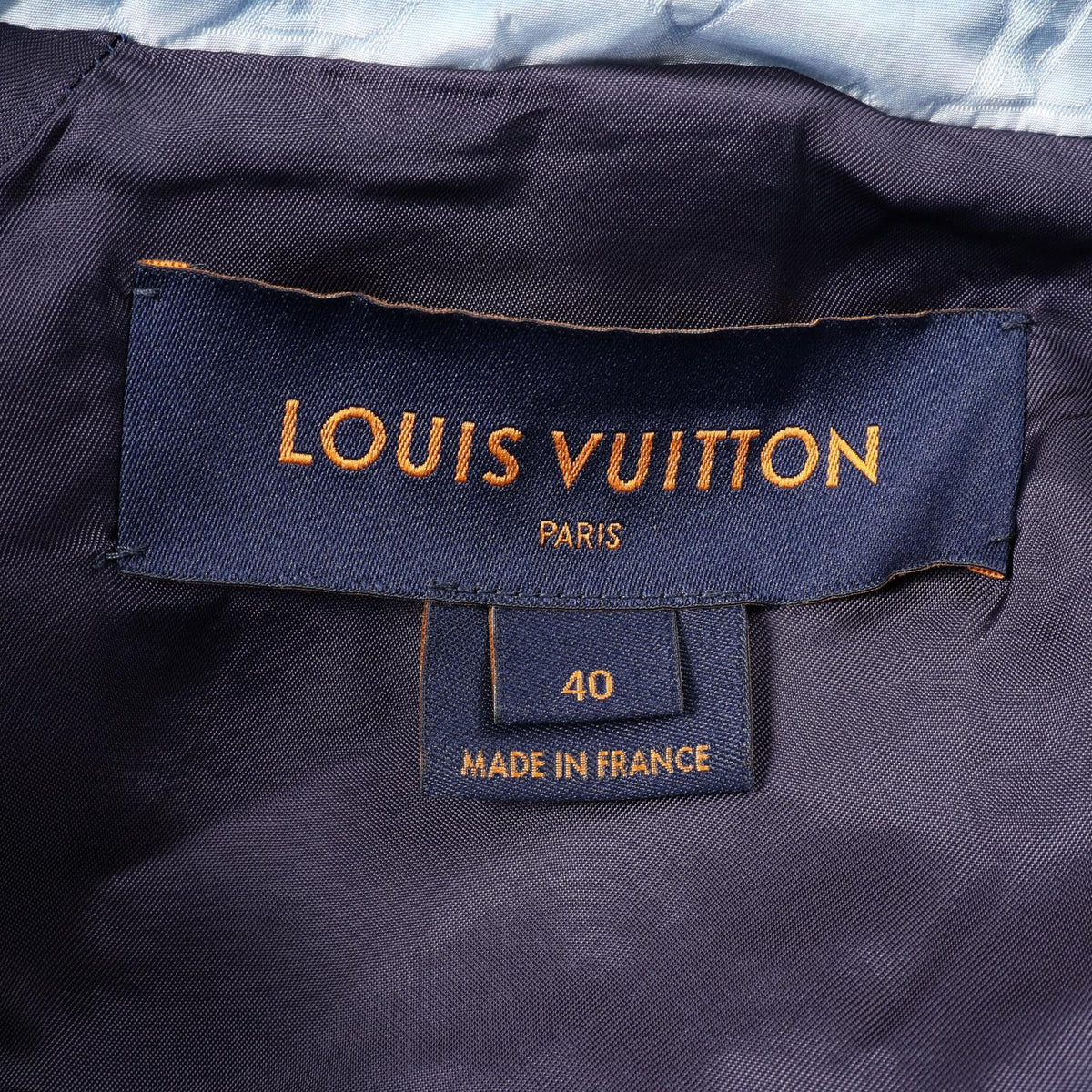 ルイ・ヴィトン モノグラム ステンカラーコート ブルー系 アウター LOUIS VUITTON