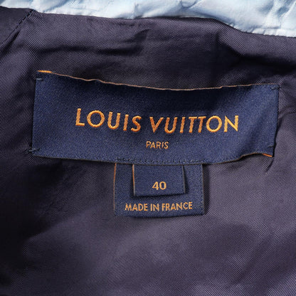 ルイ・ヴィトン モノグラム ステンカラーコート ブルー系 アウター LOUIS VUITTON