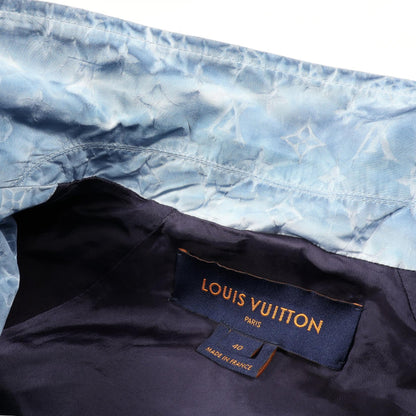 ルイ・ヴィトン モノグラム ステンカラーコート ブルー系 アウター LOUIS VUITTON