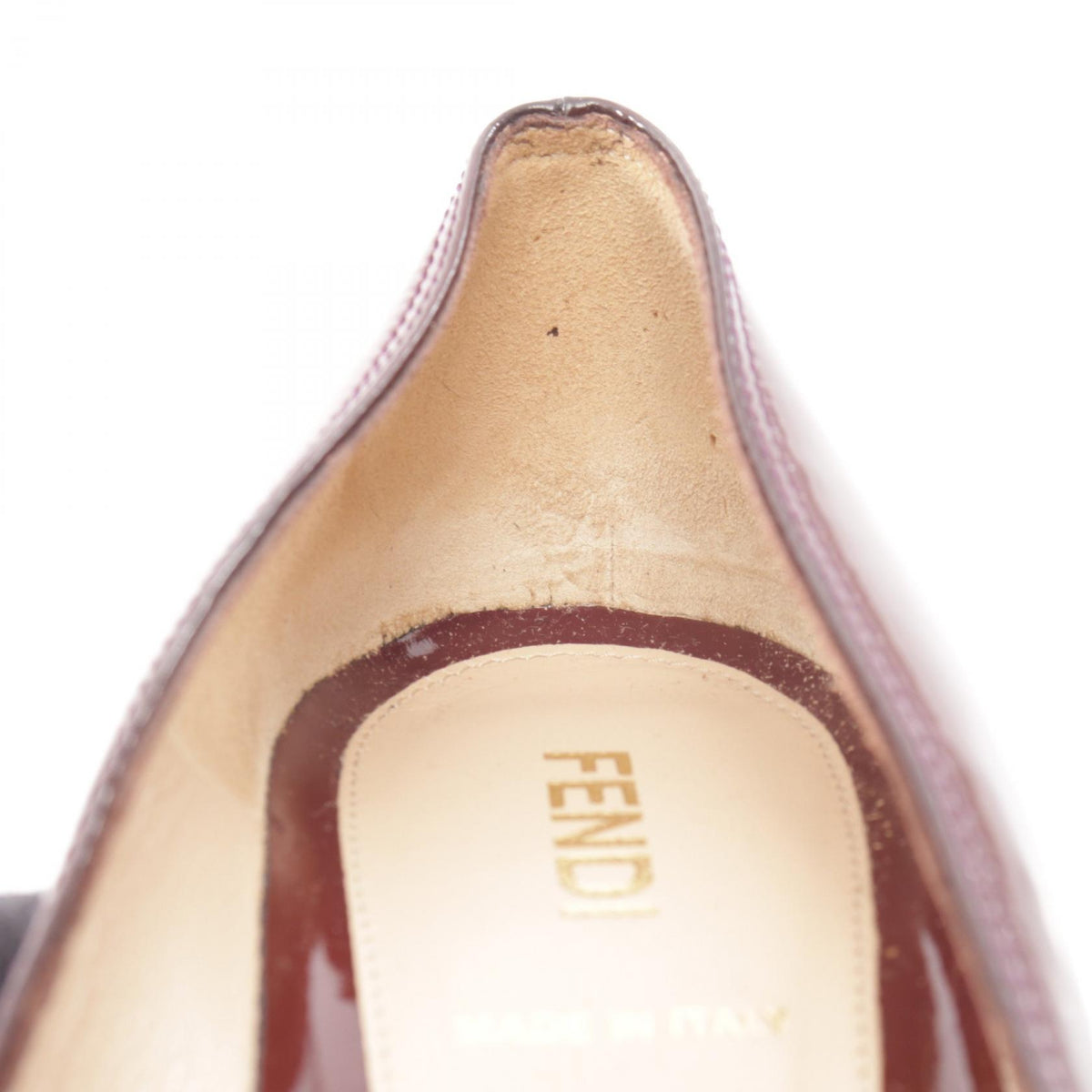 フェンディ パンプス ボルドー系 パープル系 シューズ FENDI